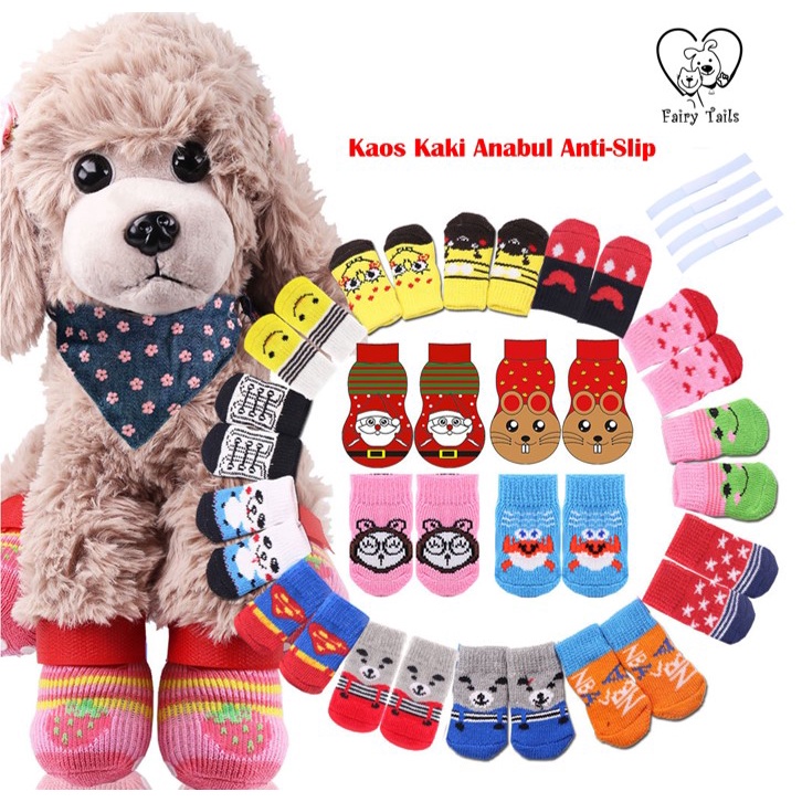 Kaos Kaki Hewan Anabul Anjing Kucing / Kostum Hewan Kaos Kaki Anabul Anjing Kucing / Pet Socks