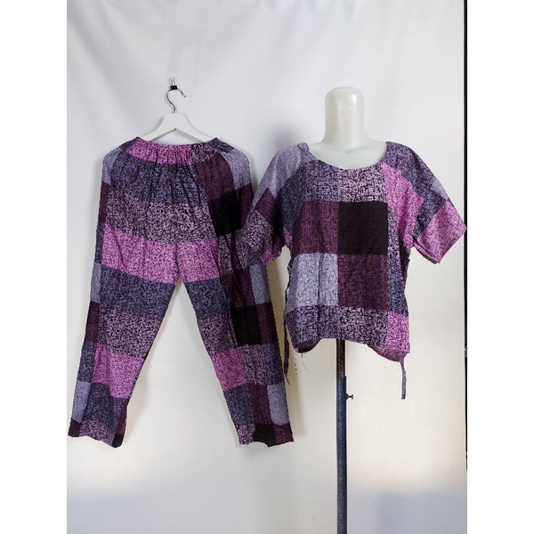 SETCEL JUMBO REMPEL XXL/SETELAN CELANA PANJANG XXL/SET BABBYDOLL XXL/PIYAMA XXL/BAJU TIDUR-G40