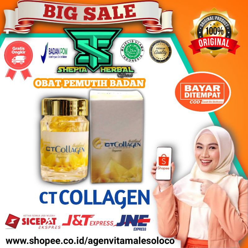 CT COLLAGEN ORIGINAL RESMI obat pemutih badan