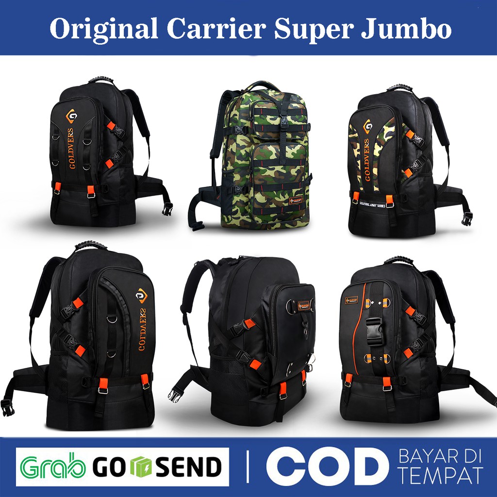 Tas Ransel Pria BackPack Carrier SUPER JUMBO Ransel Piknik Tas Punggung