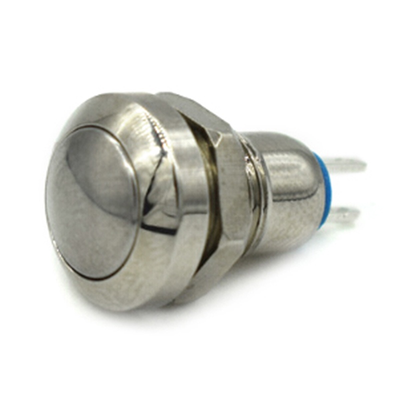 &lt; E2id &amp; &gt; Tombol Tekan mini 8mm Bahan metal