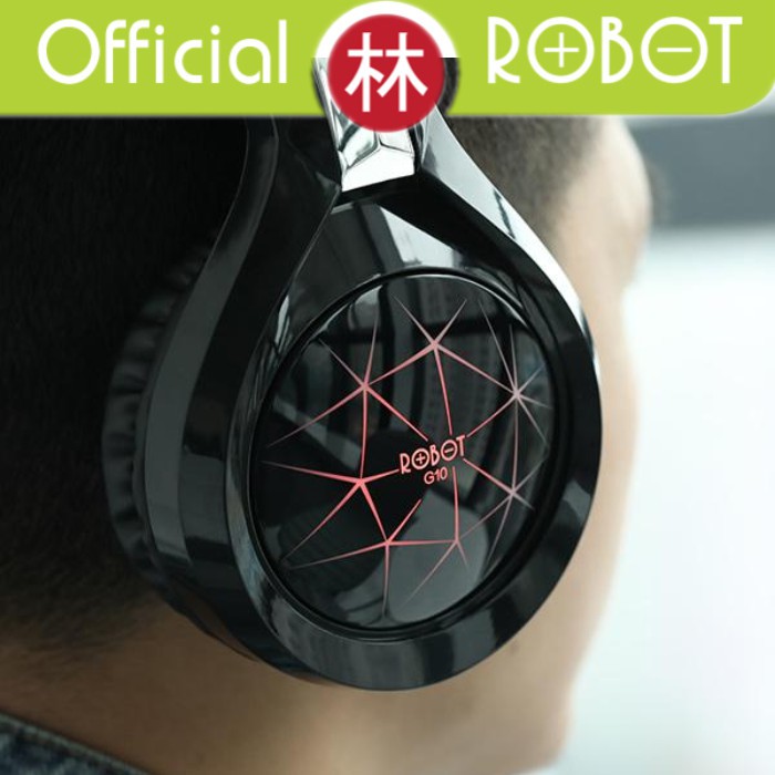 Robot RH-G10 Wired 7 Colour Led Light Gaming Headphone Black