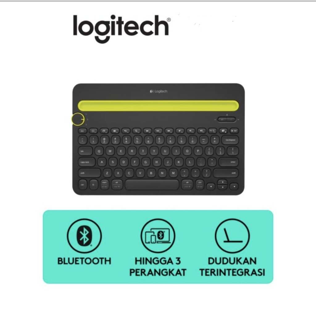 Keyboard bluetooth Logitech K480 multi device for windows &amp; smartphone