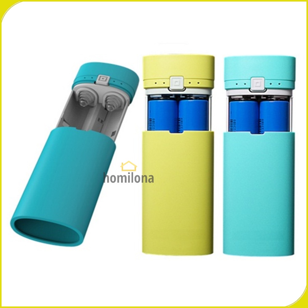 Case Power Bank DIY Untuk 2 PCS 18650 - Taffware M06