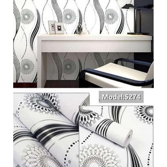 ➹ Wallpaper Dinding Gerigi Hitam Putih ✹