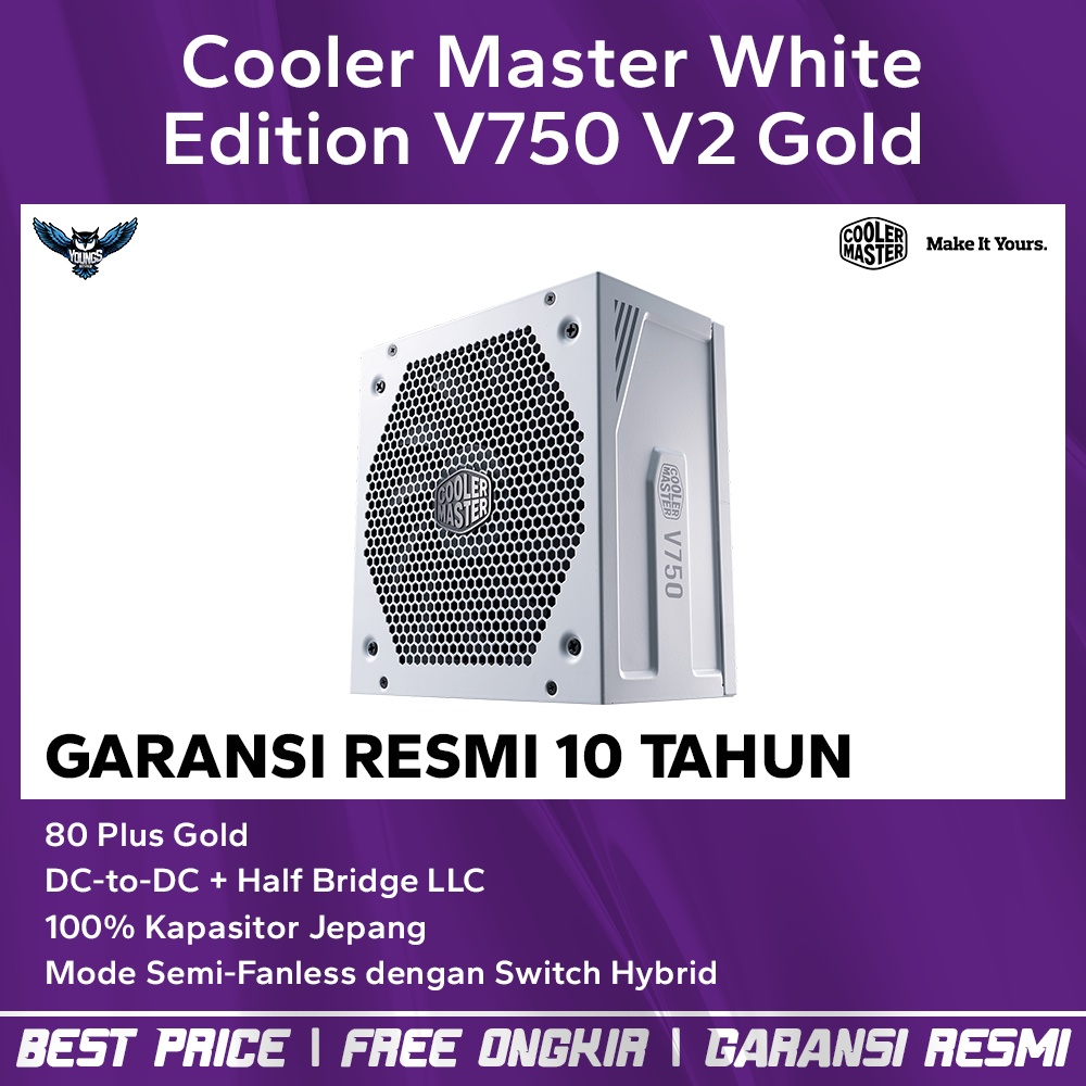 PSU Cooler Master V850 V2 White 80+ Gold | Modular Power Supply 850W