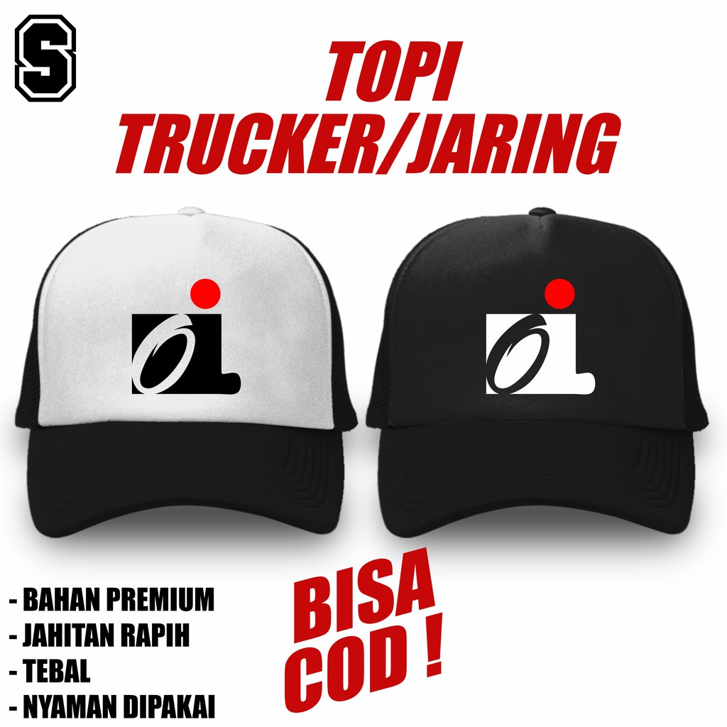 Topi Trucker Jaring OI Orang Indonesia Iwan Fals Shopee 