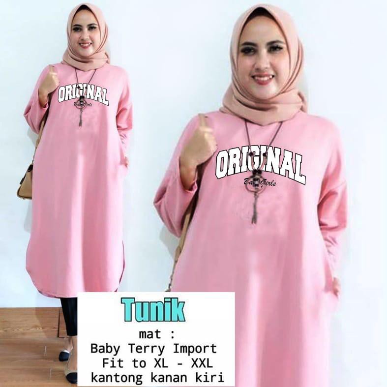 TUNIK ORIGINAL / TUNIK MAMACHI / TUNIK POLOS/ TUNIK CEWEK / TUNIK PANJANG / TUNIK MOTE /TUNIK MUSLIM