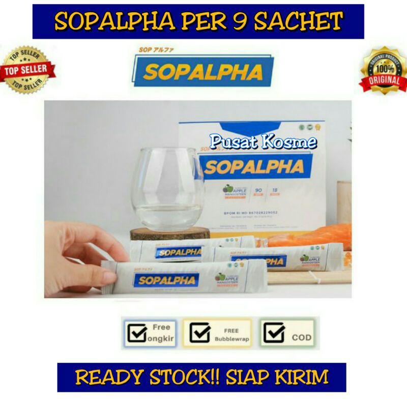 SOPALPHA BIOBOOST ORIGINAL ISI 9 SACHET - READY STOK SIAP KIRIM
