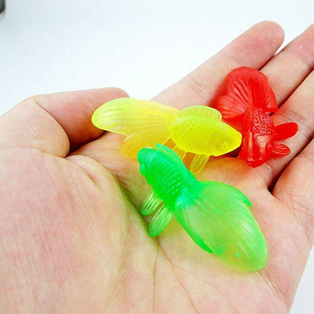 Suyo 10pcs Mainan Mandi Bayi Mini Ikan Mas Fish Shower Beach Game