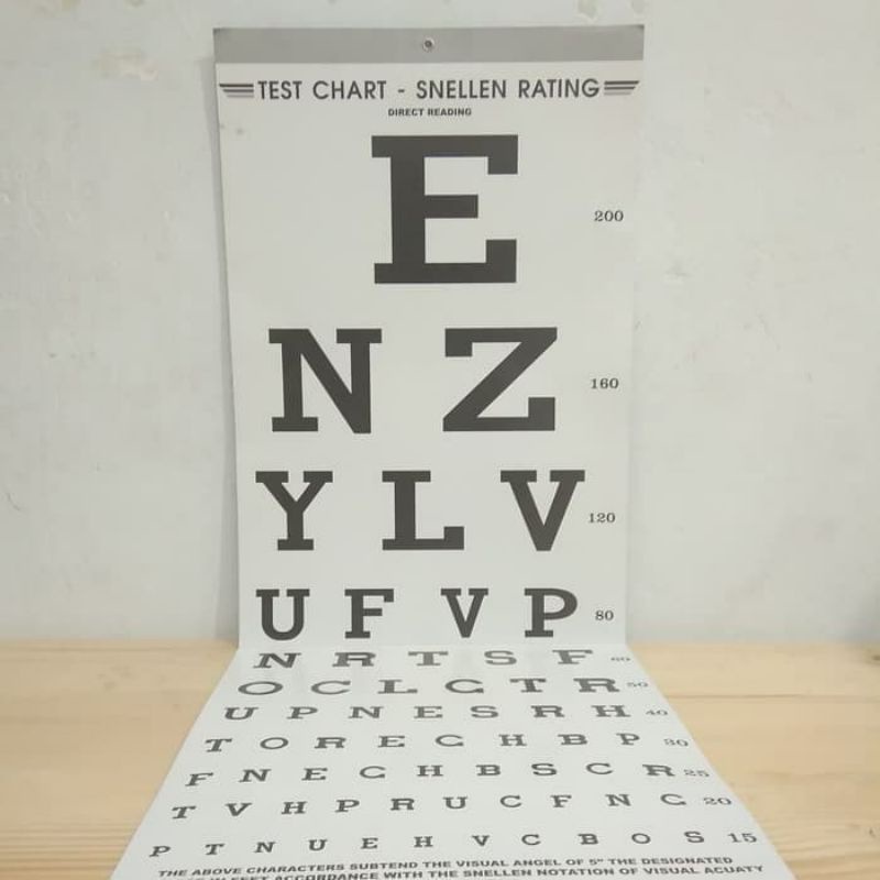 Kertas Tes mata/Sneler Chart E