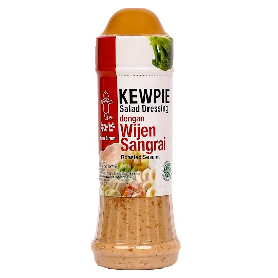 

[HALAL] Kewpie Roasted Sesame Sauce 200ml / Saus Siram Salad Wijen Sangrai Kyupi
