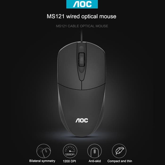 Mouse AOC MS121 colokan usb