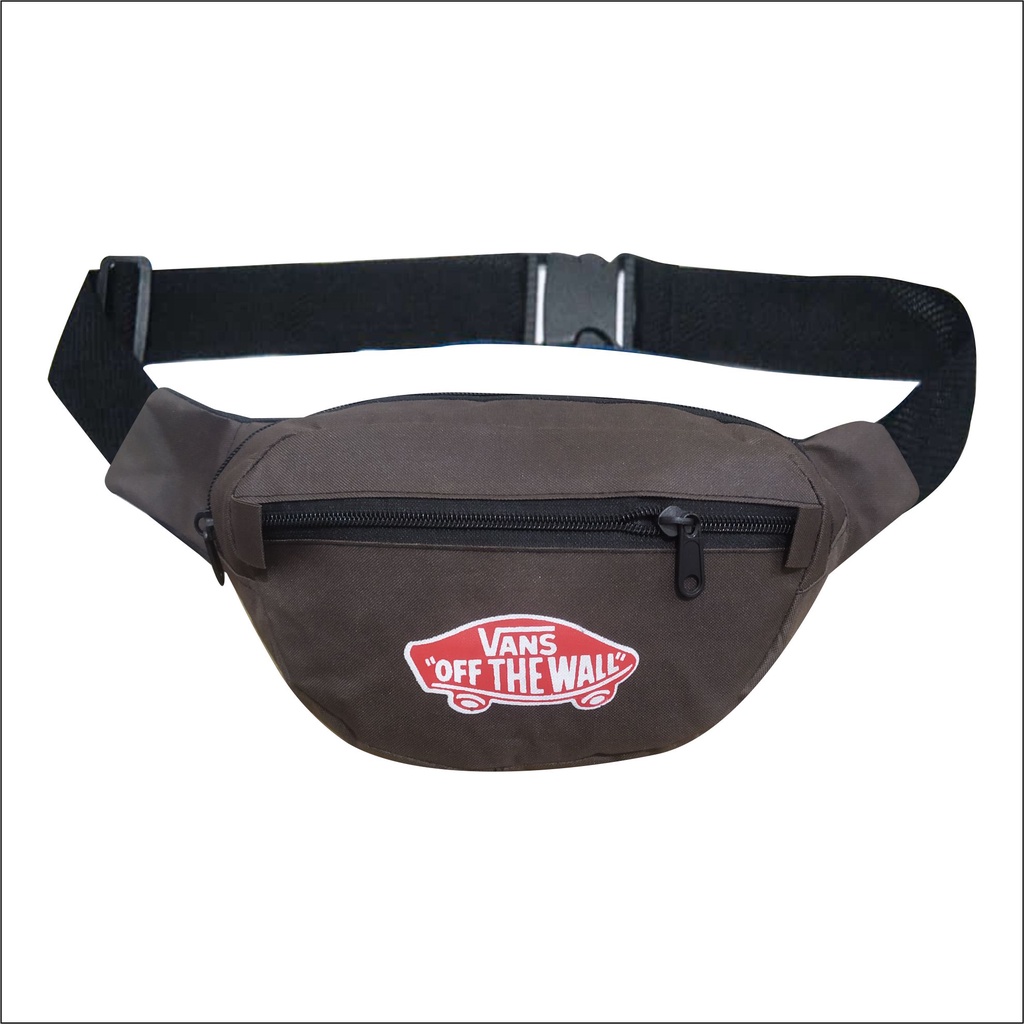 Pege 8851 - Tas Selempang Pinggang Waistbag Pria Model Oval Slingbag Pria Kasual Polos Keren