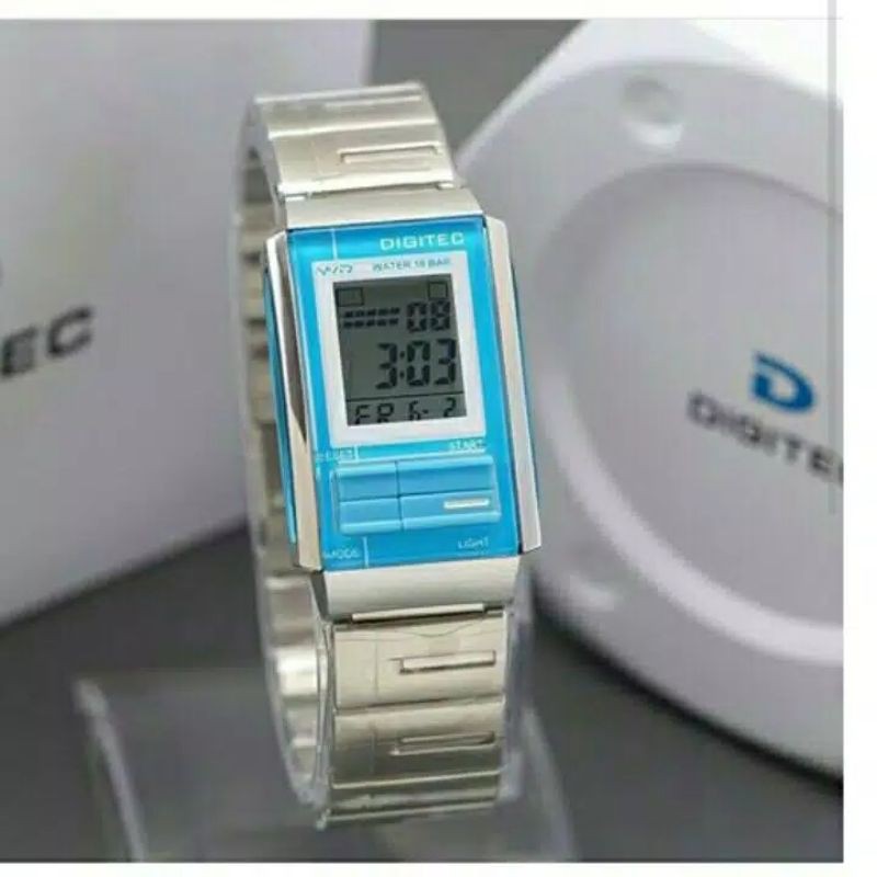 Jam Tangan Digitec DG 3052 Digital Tali Rantai Original Wanita / Cewek