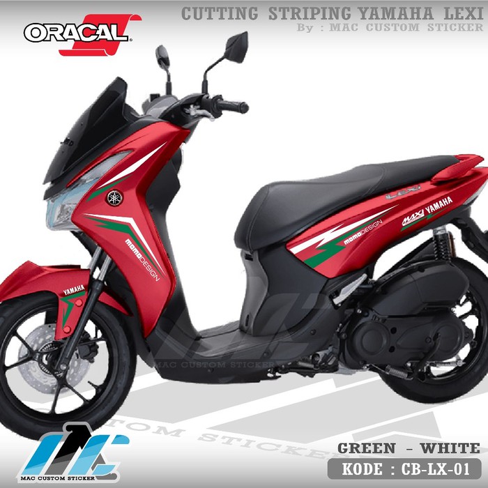 20 Ide Stiker Yamaha  Lexi  Merah  Aneka Stiker Keren