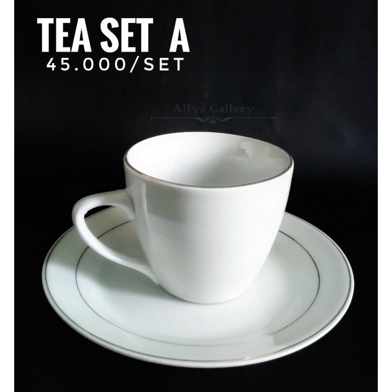 Tea set / coffe set keramik merek Sango