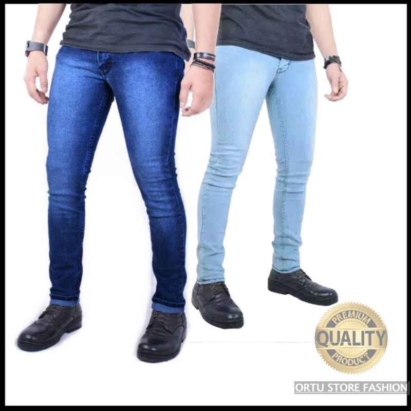 (DISTRO KENT ORI) CELANA JEANS PRIA-SLIMFIT-DENIM-HITAM-ORIGINAL-CELANA PANJANG COWOK-DISTRO KNT 06