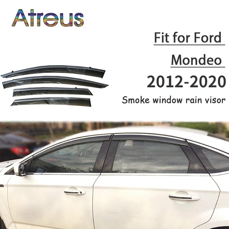 1 Set Visor Pelindung Jendela Mobil Ford Mondeo 2012-2020 Bahan ABS