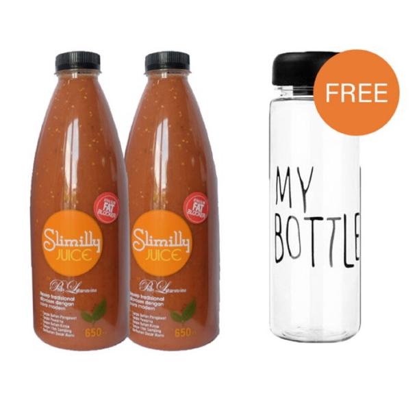 

Promo Spesial / ZnJ Paket Hemat 2 Botol Slimily Xtra Slim Fat Blocker + Free 1 Tumblr Cantik /Promo@mingguan