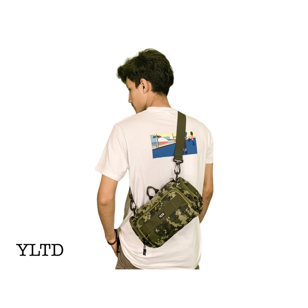 Tas Selempang Pria Tactical Tas Selempang YLTD  Motif Army