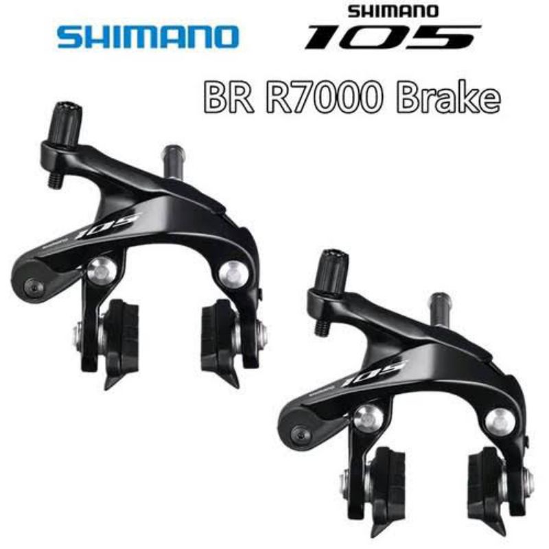 Caliper U-brake Shimano 105 R7000 set depan belakang