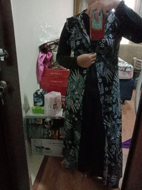 Maura Couple - Sania Ruffle Batik Couple Ori Ndoro Jowi Garansi Termurah Shopee -  Batik Manggar Abu