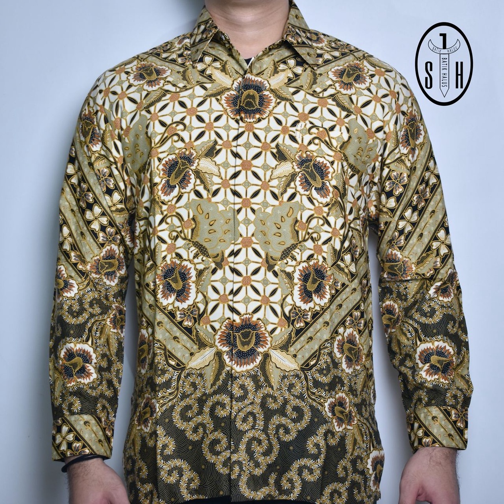 SULTAN HADI / BAJU BATIK / BATIK LENGAN PANJANG / MODEL BAJU BATIK TERBARU / KEMEJA BATIK / ATASAN PRIA / BATIK MEWAH / BAJU BATIK SILKY LT P9