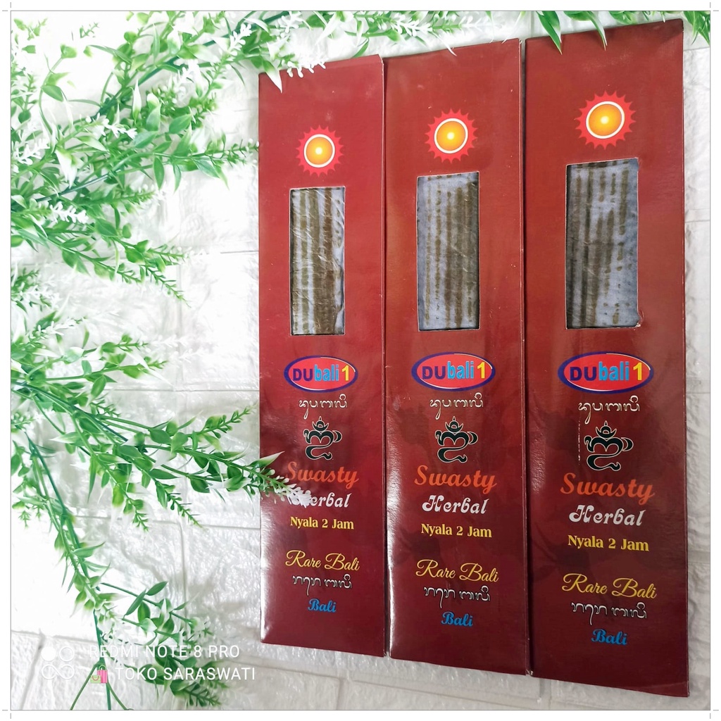 Hio Dupa Wangi Herbal Bali Aroma Rempah Super Nyala 2 Jam