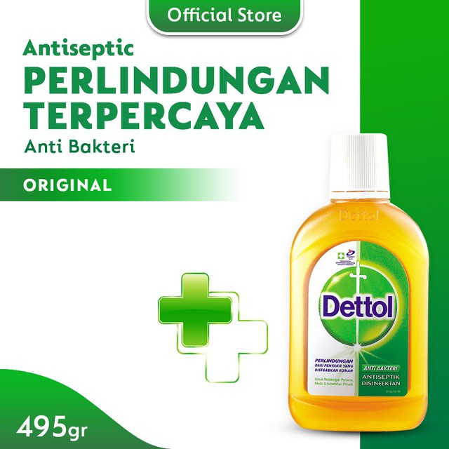 Dettol Antiseptik 495 ml cairan antiseptik