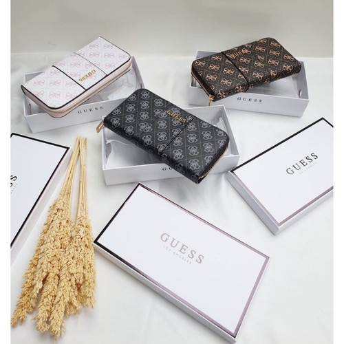 DOMPET GUESS LOGO 4G WALLET - DOMPET GUESS WITH BOX TERMURAH