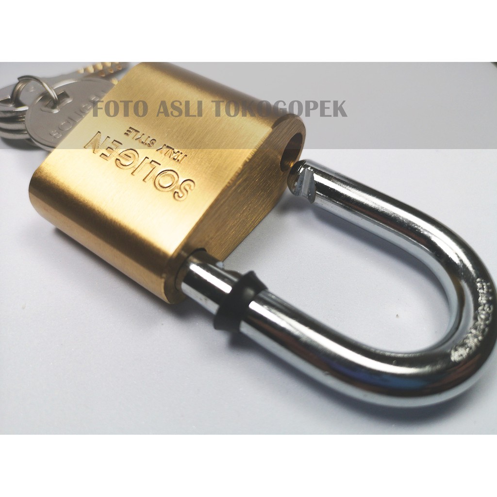 SOLIGEN Gembok PER Pendek 40mm 50mm 60mm Computer Key - Gembok Pagar