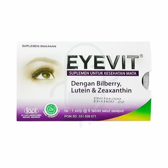 EYEVIT STRIP 6 TABLET