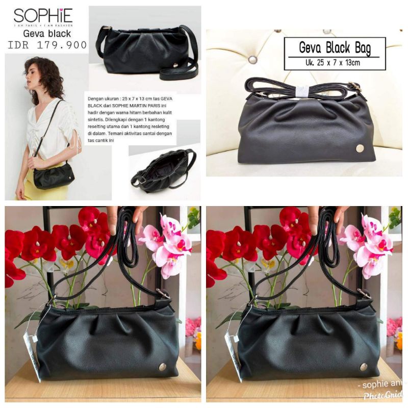 TAS GEVA BLACK SOPHIE PARIS PROMO