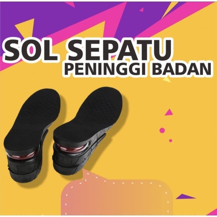 BAROKAH GAMIS GARANSI 2 BULAN KERUSAKAN Sol Sepatu Peninggi Badan tanpa efek samping