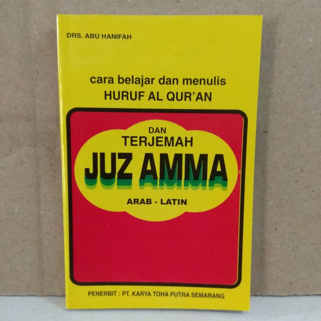 Terjemah Juz Amma Arab - Latin Cara Belajar dan Menulis Huruf Alquran ukuran saku