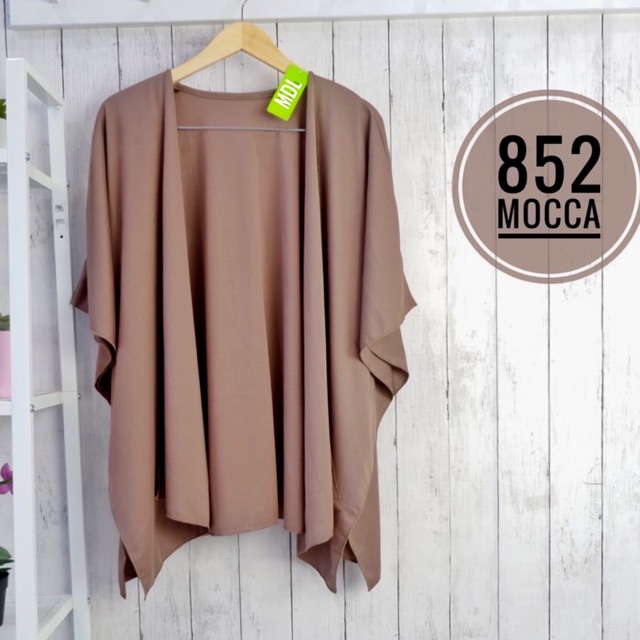 BD 852 CARDIGAN - ABG OUTER POLOS HYGET LUARAN PENDEK CANTIK KANTOR KERJA MURAH MUSLIMAH CANTIK RENA