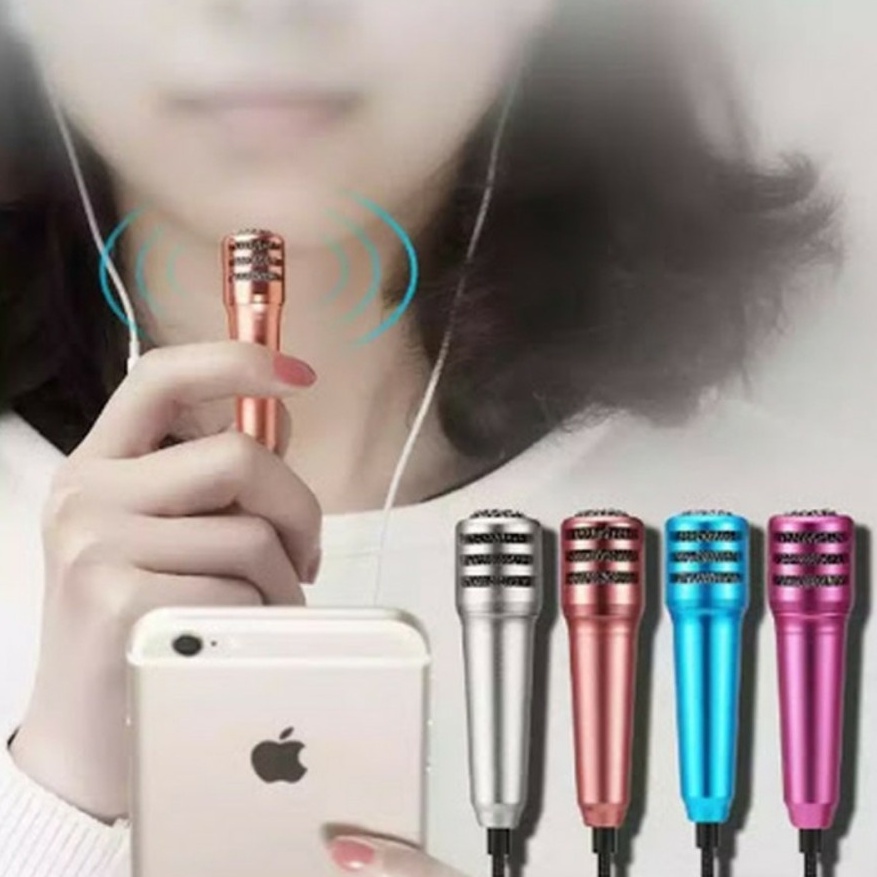 HEADSET SMULE 2IN1 MICROPHONE HANDSFREE SMULE + MICRPHONE MINI KARAOKE - FA