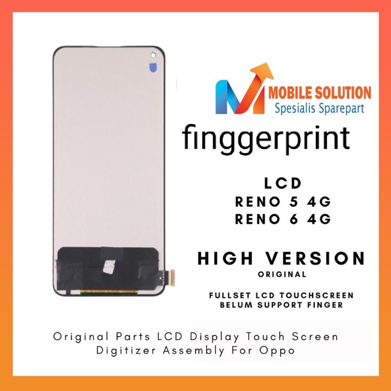 Grosir LCD Oppo Reno 5 4G /  6 4G ORIGINAL 100% SUPPORT  FINGGER PRINT Touchscreen Komplatible Untuk Produk Oppo Garansi 1 Bulan