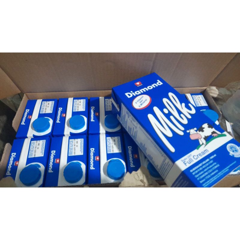 

susu UHT diamond full cream 1 liter