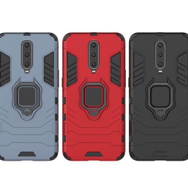 Oppo R17 Pro Case Armor With i-ring - casing cover oppo r17pro - Izhar.Farida
