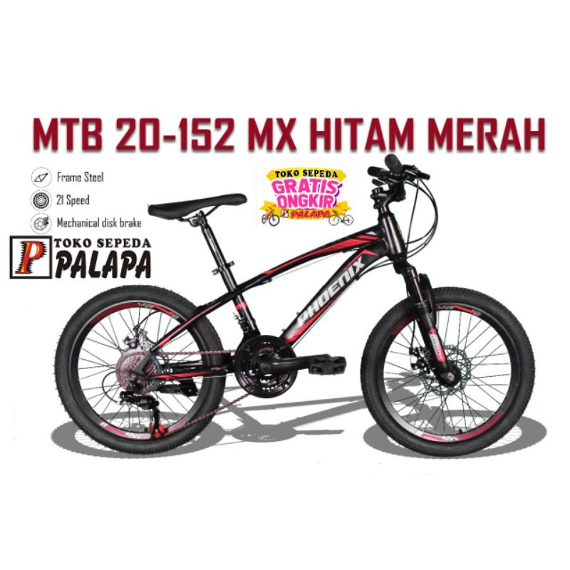 MTB 20 PHOENIX 152 MX Sepeda PX BMX Anak Gunung