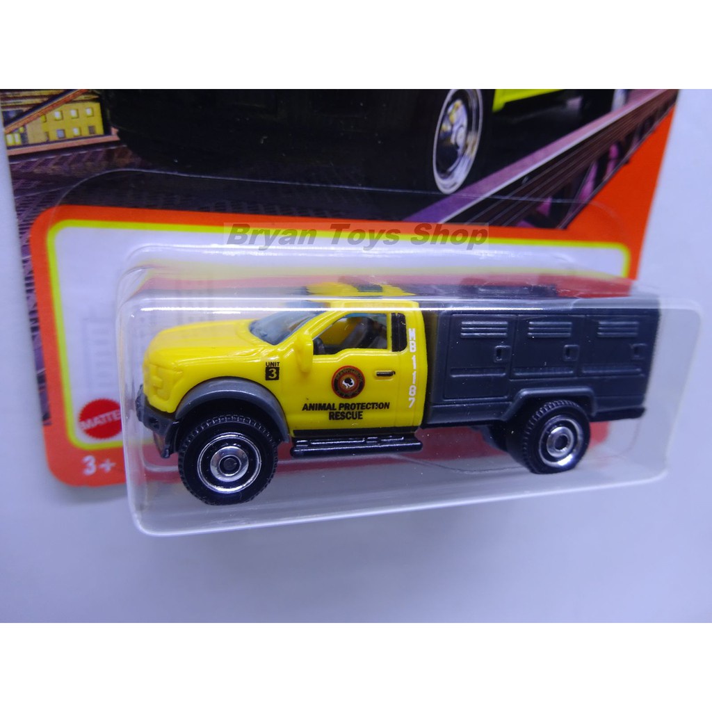 Matchbox 2010 Ford F-150 Animal Control Truck Kuning