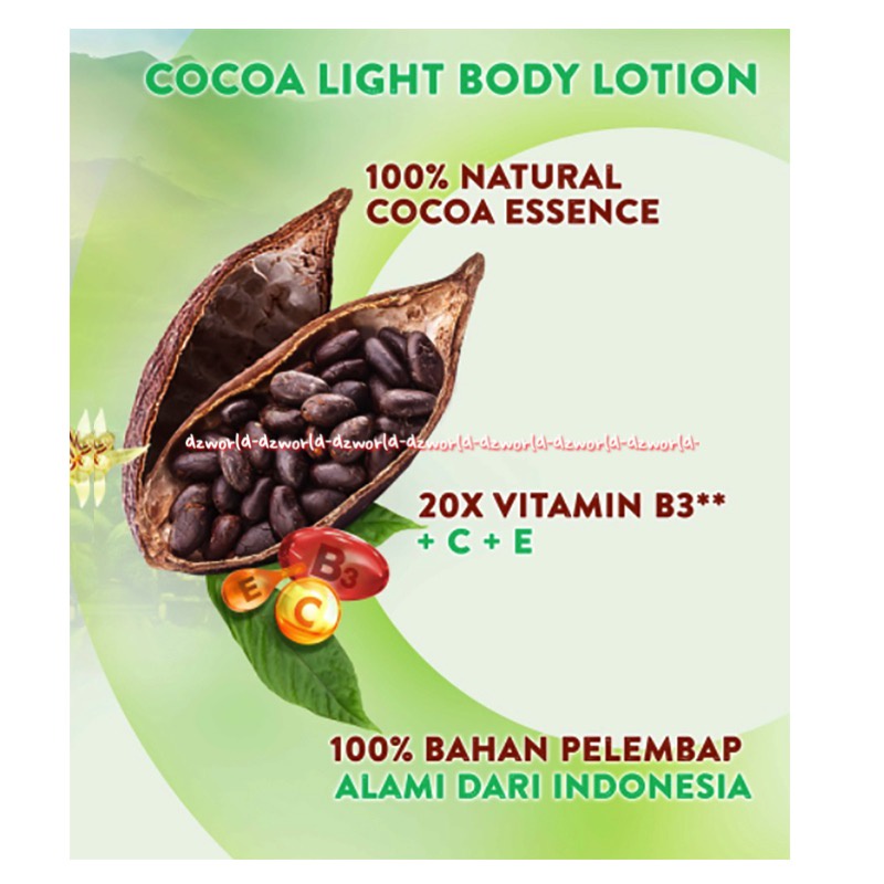 Citra Cocoa Light Body Lotion Bali 180ml Marine Collagen Raja Ampat Untuk Light Gel Body Lotion Krim Untuk Kulit Lembut Glowing Citra Cantik Indonesia