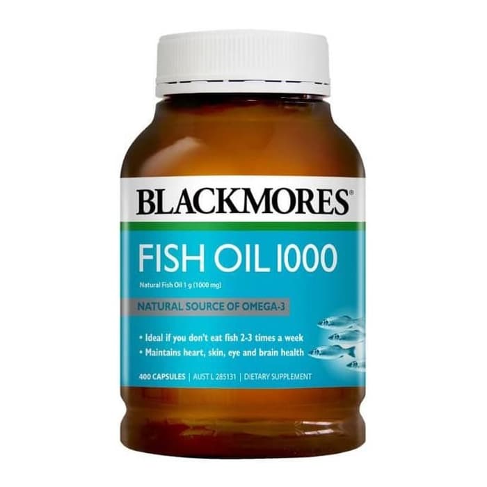 Blackmores Black Mores Fish Oil Fishoil 1000 1000mg Omega 3 Omega3 400