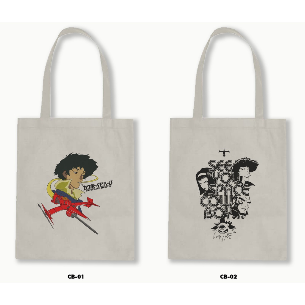 TOTE BAG BLACU - COWBOY BEBOP