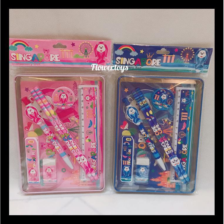 

BANTING HARGA STATIONERY SET MERLION ORIGINAL SINGAPORE PAKET ALAT TULIS MURAH MERIAH