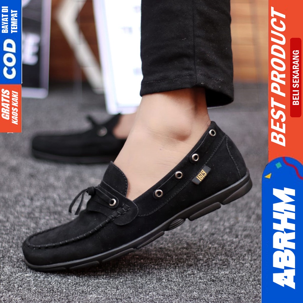 Abrhm Titan - Sepatu Slip On Pria Casual