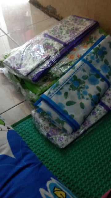 Set 4in1 Rak Sepatu Rak Jilbab Rak Tas Taplak Meja Serasi Resleting H0122a