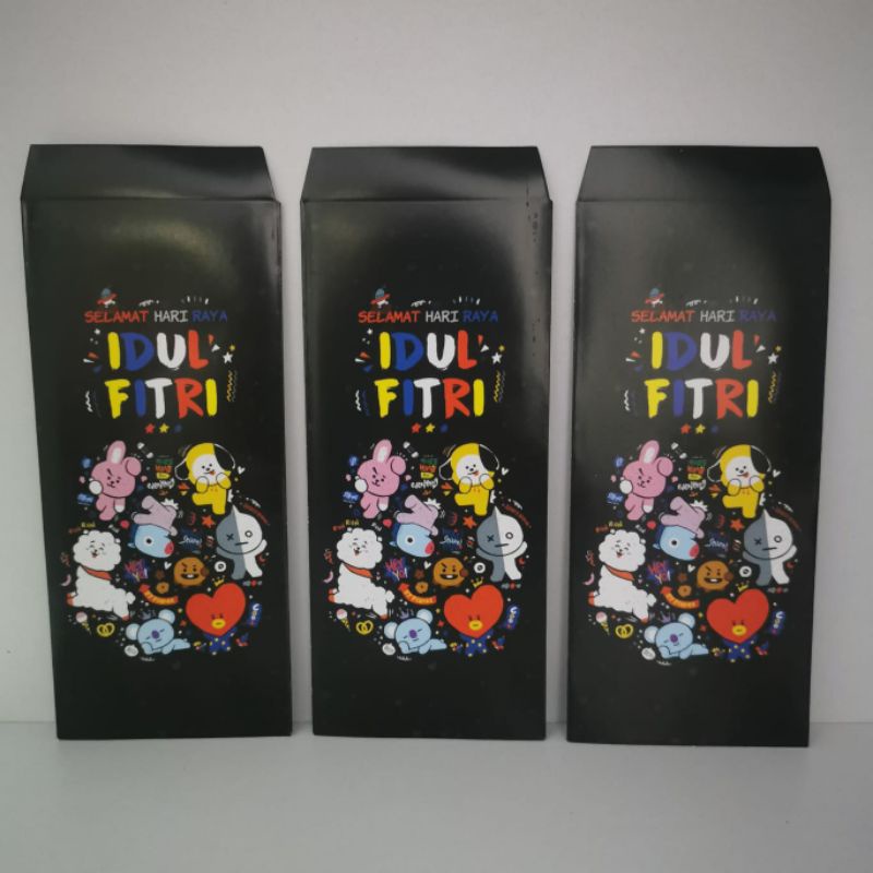 amplop lebaran BT21 panjang